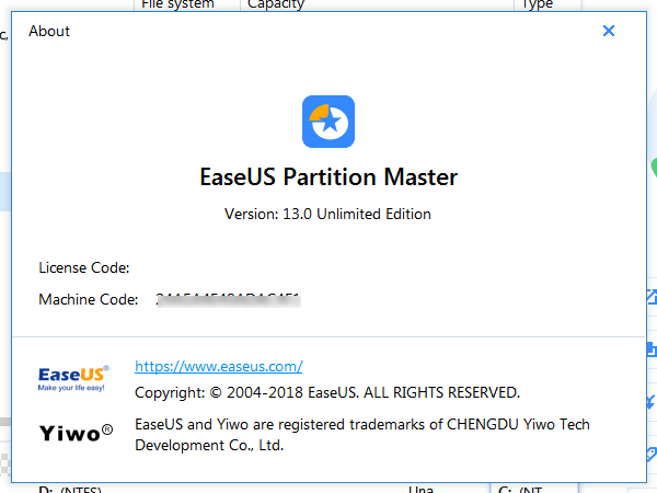 EaseUS Partition Master 13.0 Unlimited Edition