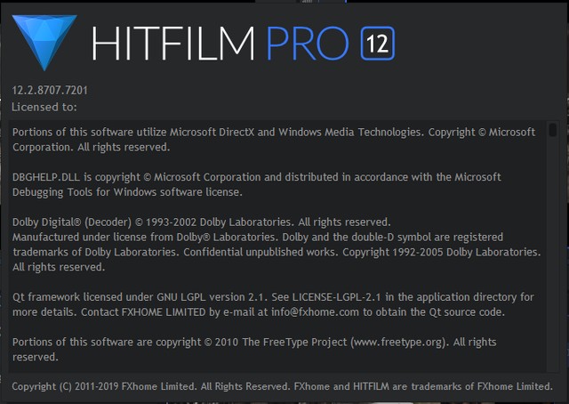 HitFilm Pro 12.2.8707.7201