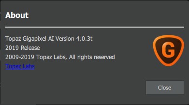 Topaz A.I. Gigapixel 4.0.3t
