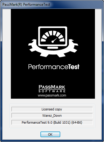PassMark PerformanceTest 9.0 Build 1031