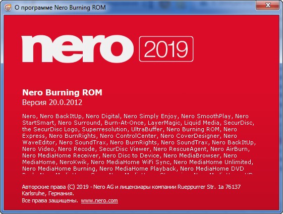 Nero Burning ROM 2019 v20.0.2012
