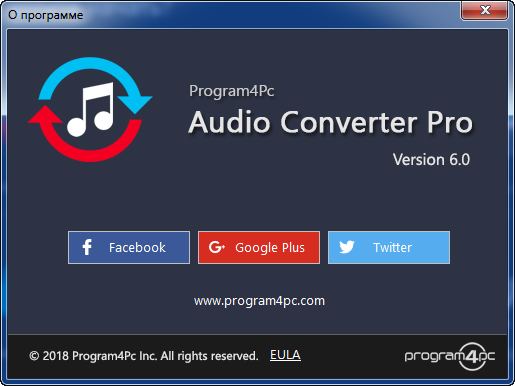 Program4Pc Audio Converter Pro 6.0