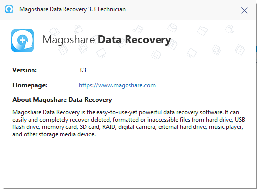 Magoshare Data Recovery 3.3 Technician / Enterprise / AdvancedPE