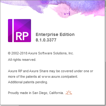 Axure RP Pro / Team / Enterprise 8.1.0.3377