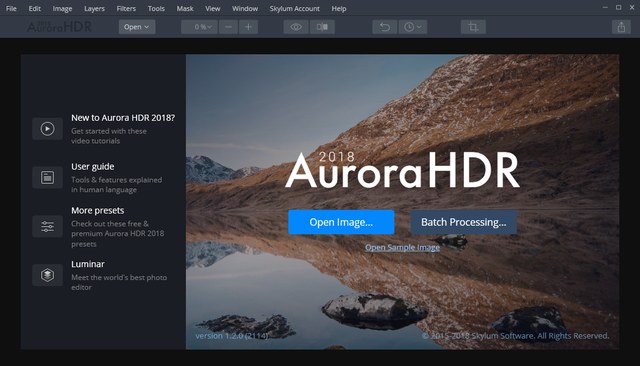 Aurora HDR 2018 1.2.0.2114