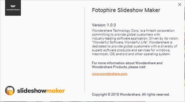 Wondershare Fotophire Slideshow Maker 1.0.0.11