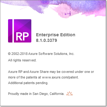 Axure RP Pro / Team / Enterprise 8.1.0.3379