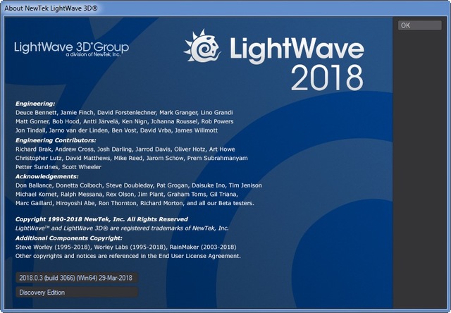 NewTek LightWave 3D 2018.0.3 Build 3066