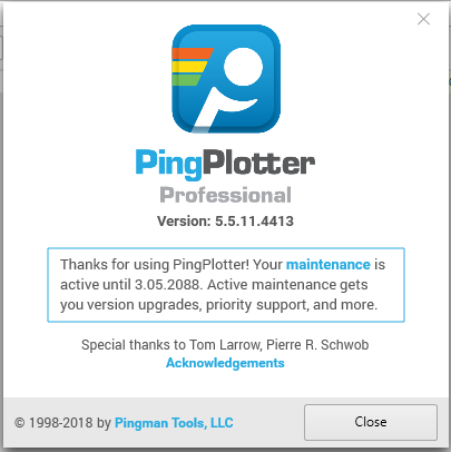 PingPlotter Professional 5.5.11.4413