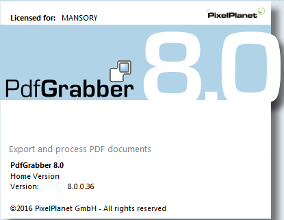PixelPlanet PdfGrabber 8.0.0.36