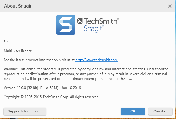 TechSmith SnagIt 13.0.0 Build 6248