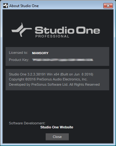 PreSonus Studio One Pro 3.2.3.38191