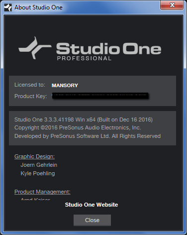 PreSonus Studio One Pro 3.3.3.41198