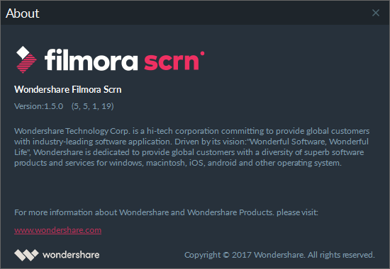 Wondershare Filmora Scrn 1.5.0 + Portable