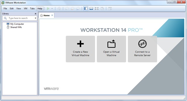 VMware Workstation Pro 14.1.0 Build 7370693