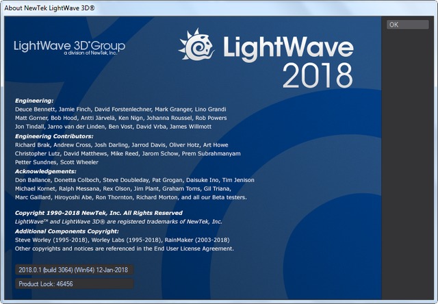 NewTek LightWave 3D 2018.0.1 Build 3064