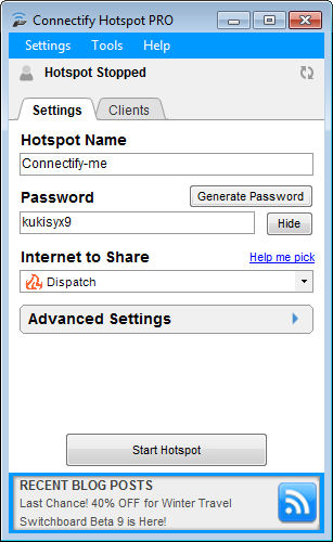 Connectify Hotspot & Dispatch Pro 7.3.1.30389 Final