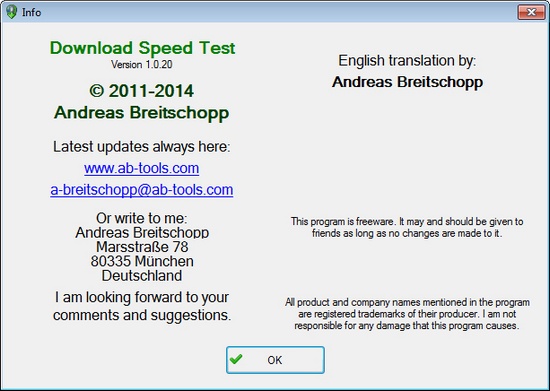 Portable Download Speed Test 1.0.20