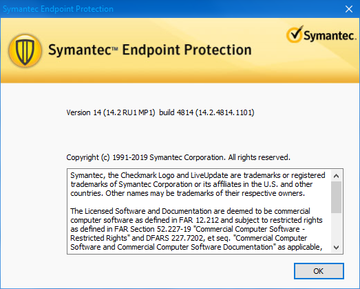 Symantec Endpoint Protection 14.2.4814.1101