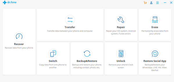 Wondershare Dr.Fone toolkit for iOS and Android