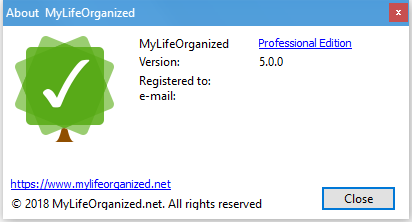 MyLifeOrganized Professional