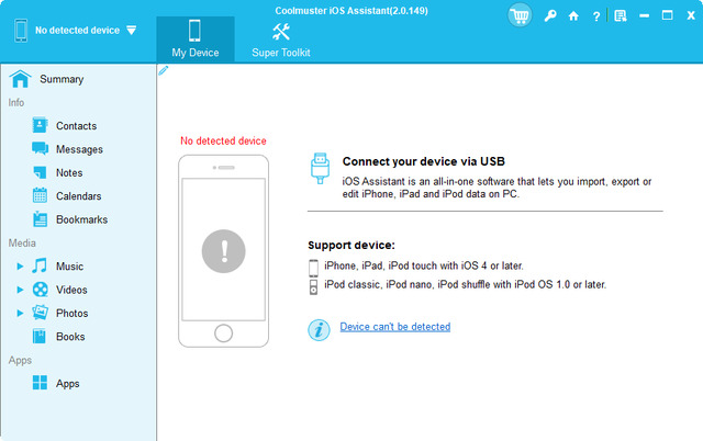 Coolmuster iOS Assistant