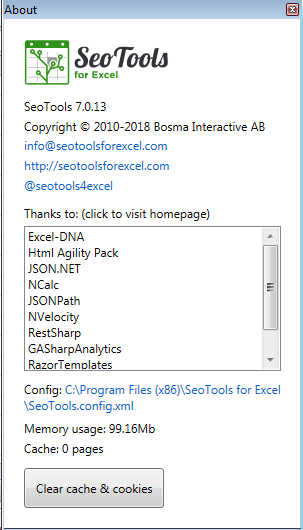 SeoTools for Excel
