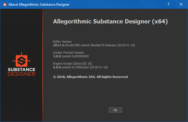 Allegorithmic Substance Designer 2017.2.3 Build 889