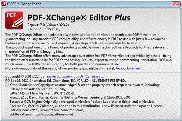 PDF-XChange Editor Plus 7