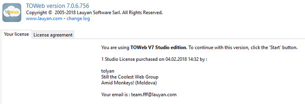 Lauyan TOWeb 7.06.756 Studio Edition