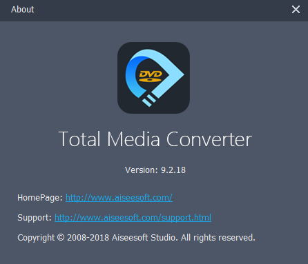 Aiseesoft Total Media Converter 9.2.18