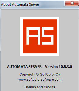 SoftColor Automata Server 10.8.3