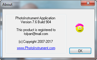 PhotoInstrument 7.6 Build 904