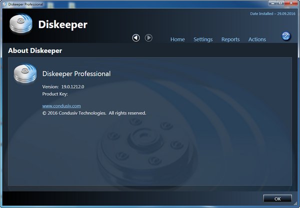 Diskeeper Professional 2016 19.0.1212.0