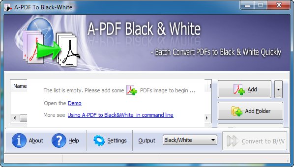 A-PDF To Black/White 3.1.1