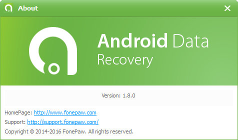 FonePaw Android Data Recovery 1.8.0