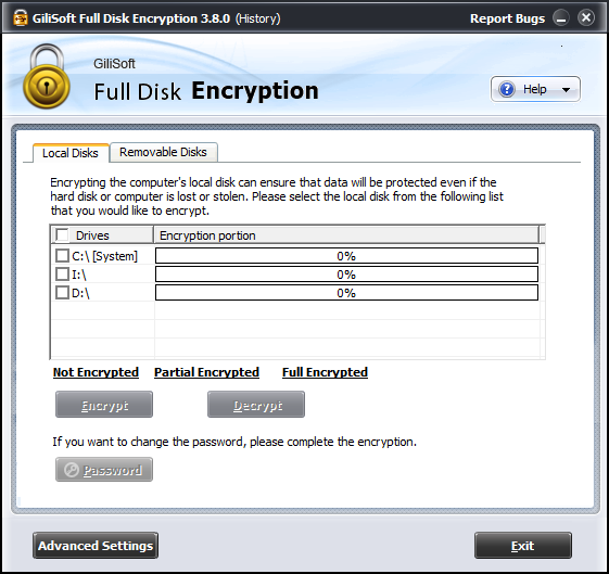 GiliSoft Full Disk Encryption 3.8.0