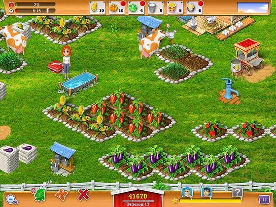 скриншот игры Реальная ферма