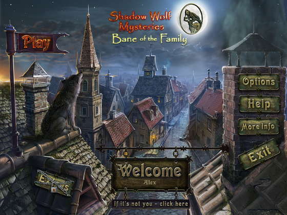 картинка к игре Shadow Wolf Mysteries: Bane of the Family
