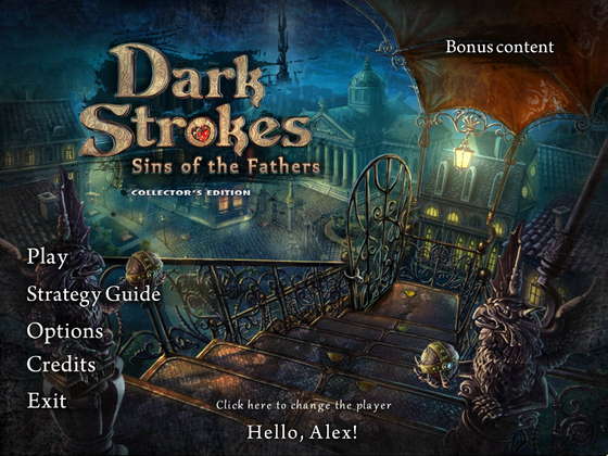 картинка к игре Dark Strokes: Sins of the Fathers Collector's Edition