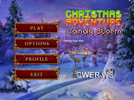 скриншот игры Christmas Adventure: Candy Storm