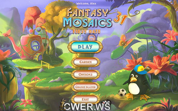 скриншот игры Fantasy Mosaics 31: First Date