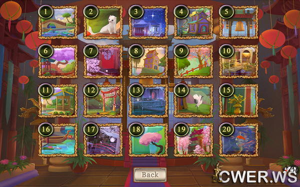 скриншот игры Fantasy Mosaics 34: Zen Garden