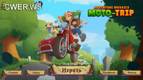 скриншот игры Adventure Mosaics 4: Moto-Trip