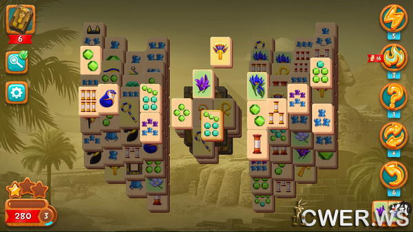 скриншот игры Mahjong Riddles: Egypt