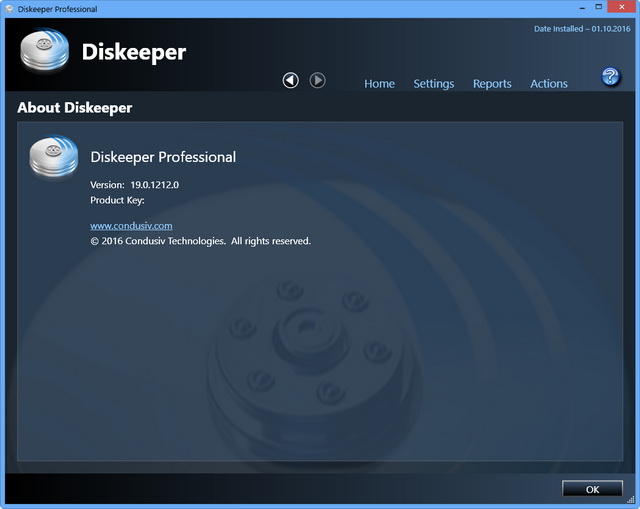 Diskeeper Professional 2016