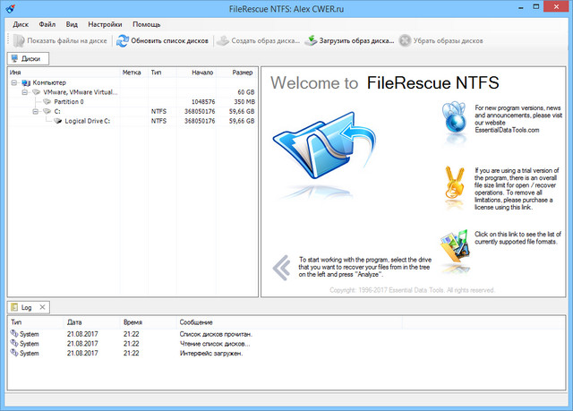 FileRescue for NTFS / FAT