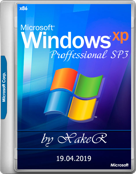 Windows XP SP3 Proffessional x86 by XakeR 2019
