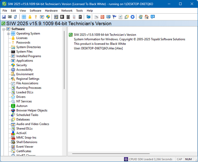 System Information for Windows