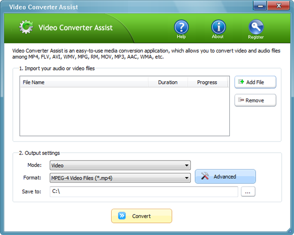 Video Converter Assist